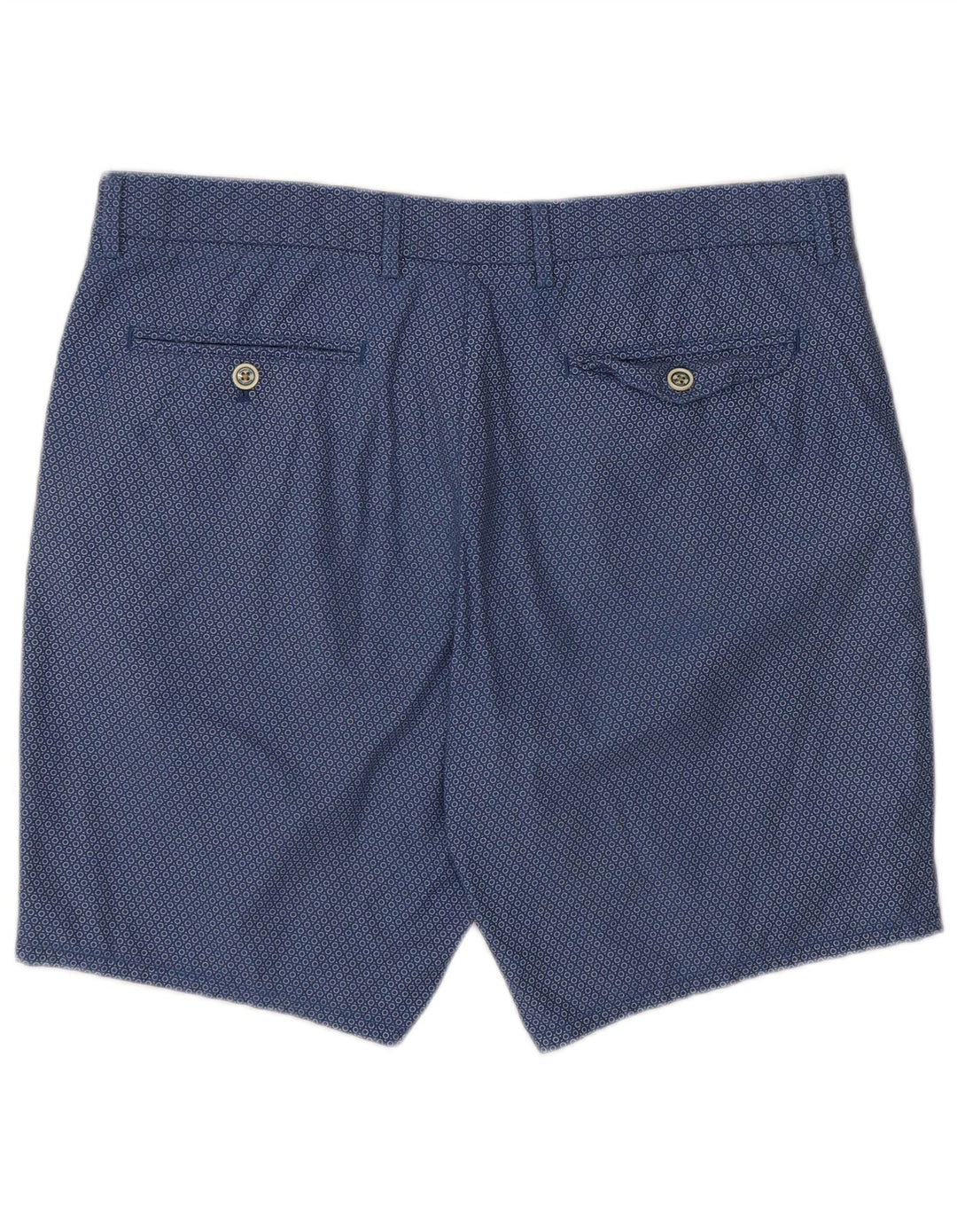 Shorts Chino Masculino Massimo Dutti EU 44 Grande W34 Azul Marinho Manchado