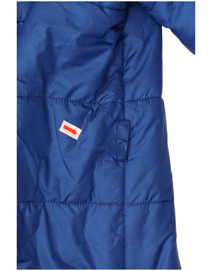 Jaqueta acolchoada feminina CAVALLI IT 46 grande poliéster azul