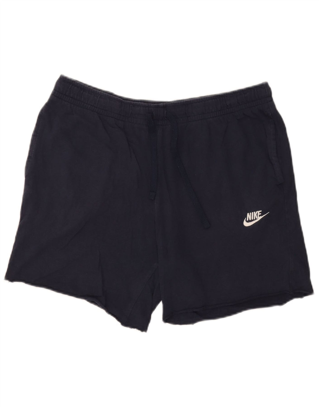 Shorts esportivos masculinos Nike grandes algodão azul marinho