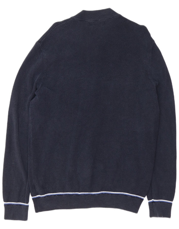 Suéter cardigã masculino Blue Harbor XL algodão marinho
