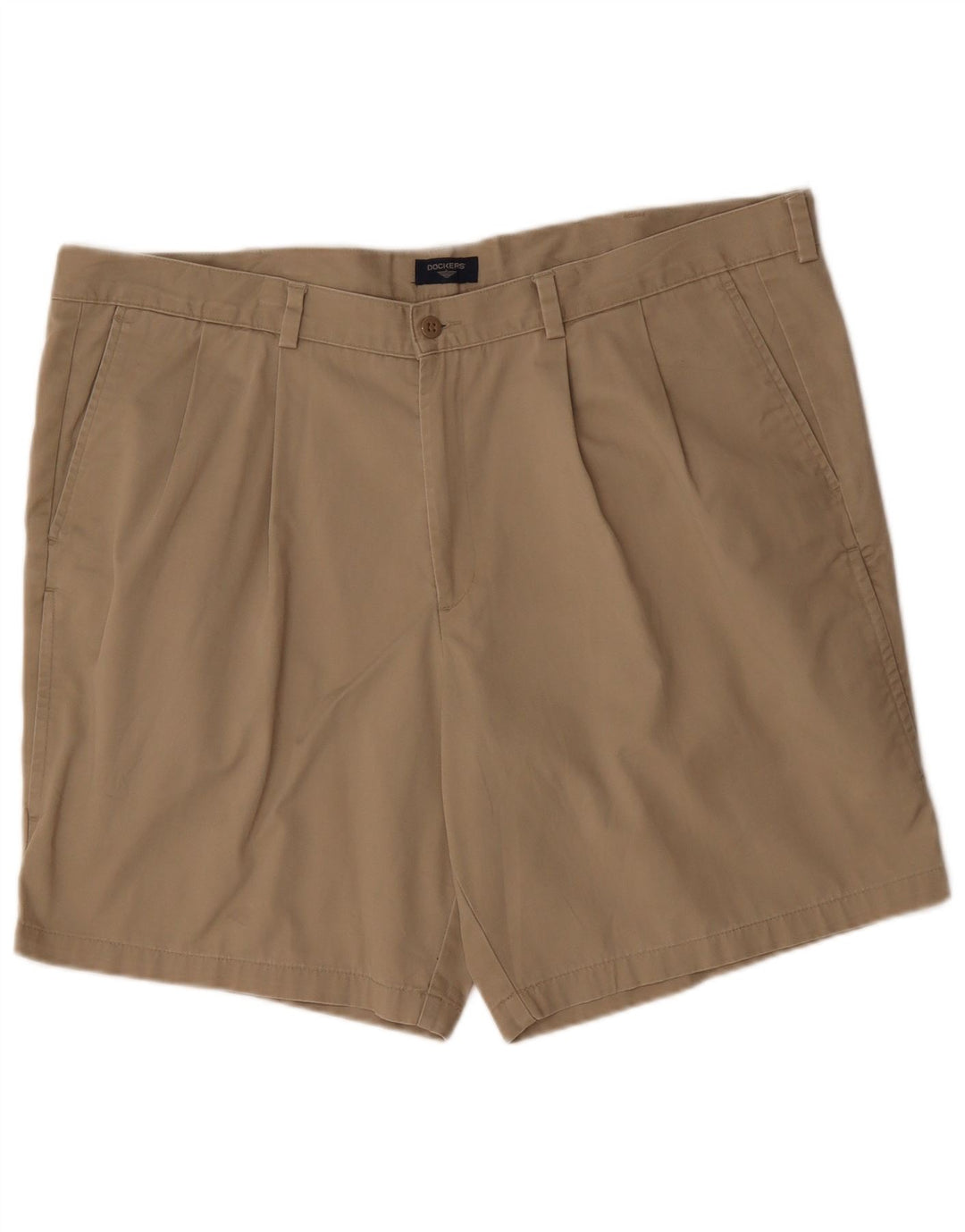 Dockers Mens Pegged Chino Shorts W44 2XL Algodão Bege
