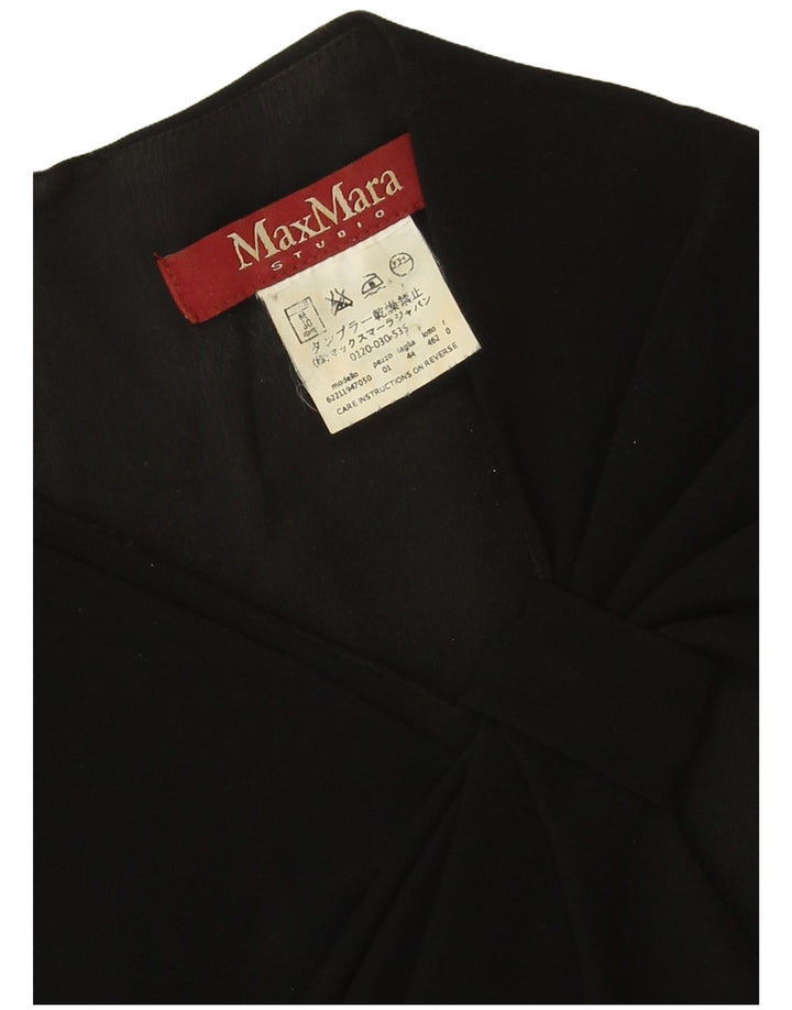 Vestido bodycon feminino sem mangas Max Mara IT 44 médio preto