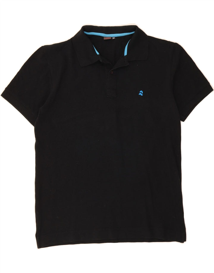 INVICTA Mens Polo Shirt IT 50 Medium Navy Blue Cotton Vintage Invicta and Second-Hand Invicta from Messina Hembry 