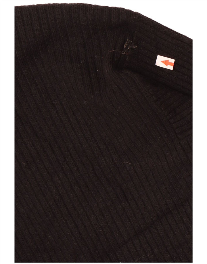 Marks & Spencer Suéter feminino Per Una Open Cardigan Reino Unido 16 Grande Preto
