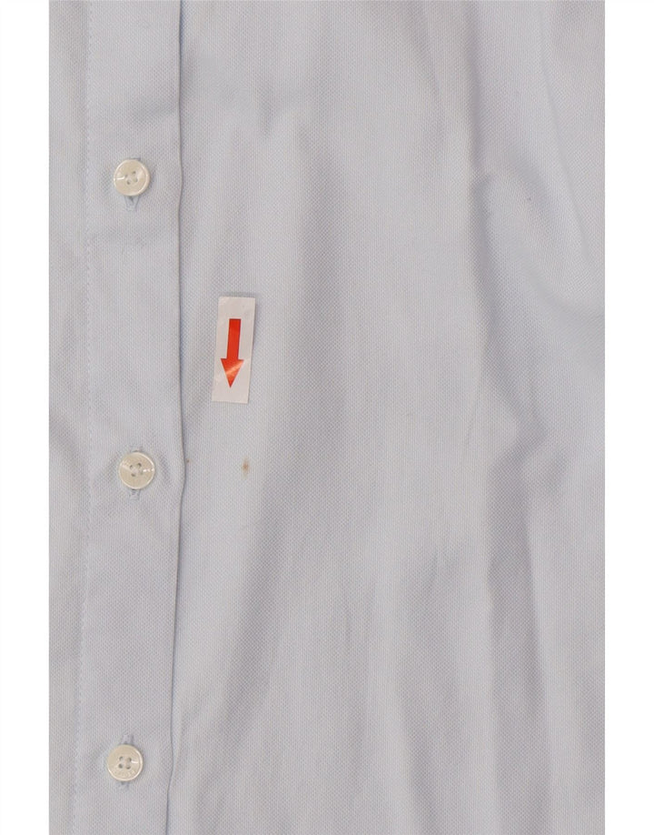 Camisa Tommy Hilfiger Regular Fit Feminina UK 12 Médio Azul Algodão Clássico