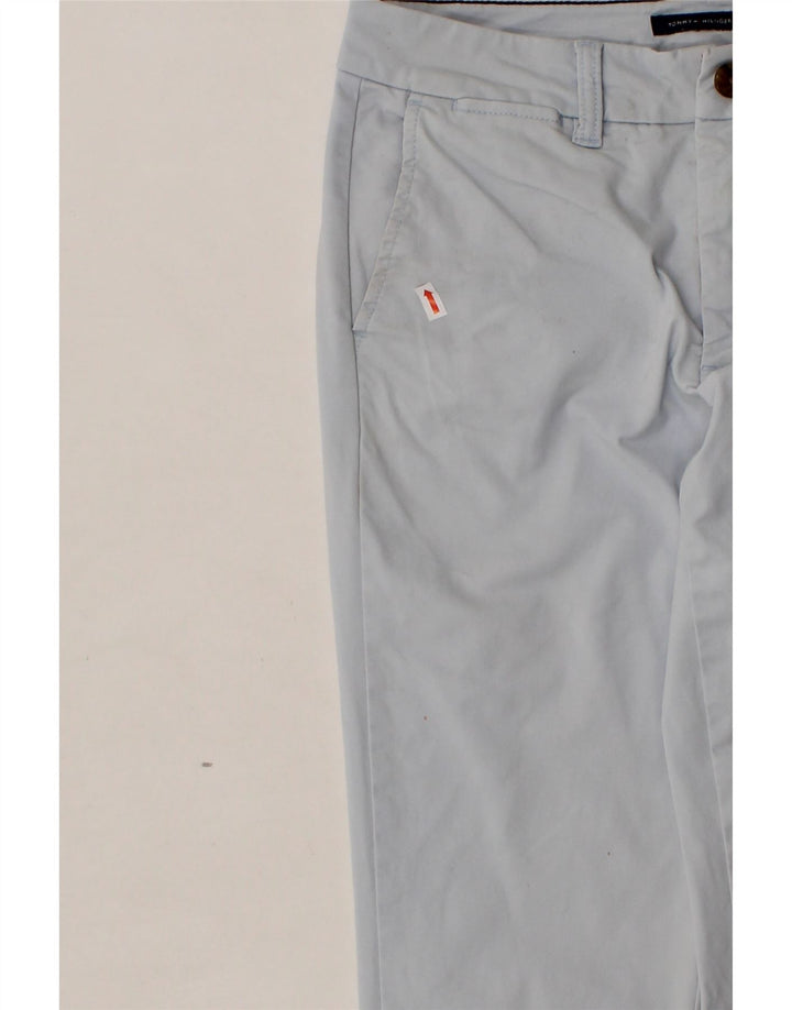 TOMMY HILFIGER Womens Slim Chino Trousers W28 L28 Blue Cotton Vintage Tommy Hilfiger and Second-Hand Tommy Hilfiger from Messina Hembry 