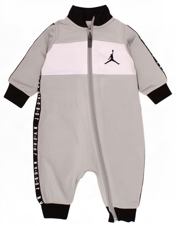 Macacão gráfico Jordan bebê menino 3-6 meses cinza colorblock poliéster