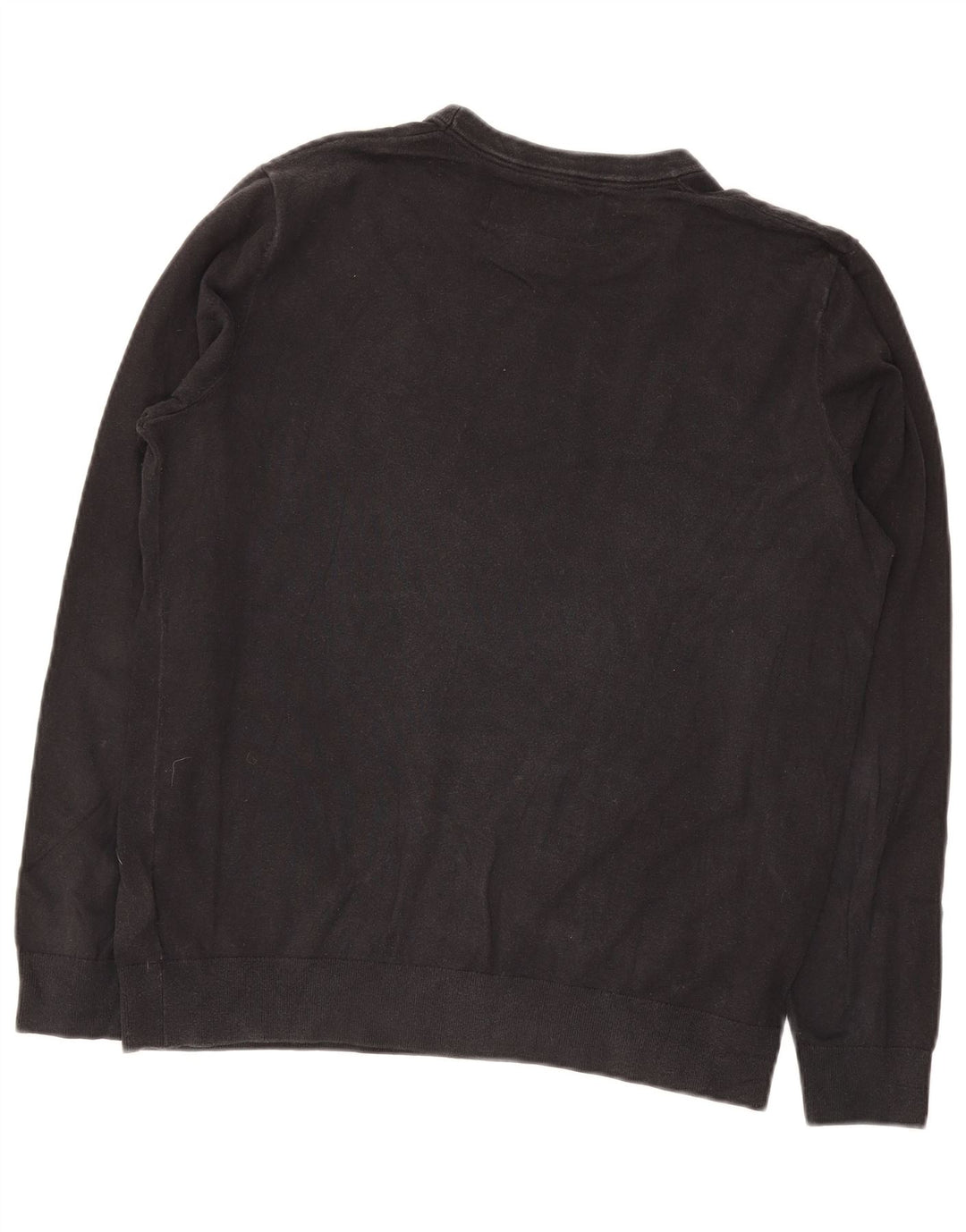 Calvin Klein Jeans moletom masculino jumper grande algodão preto