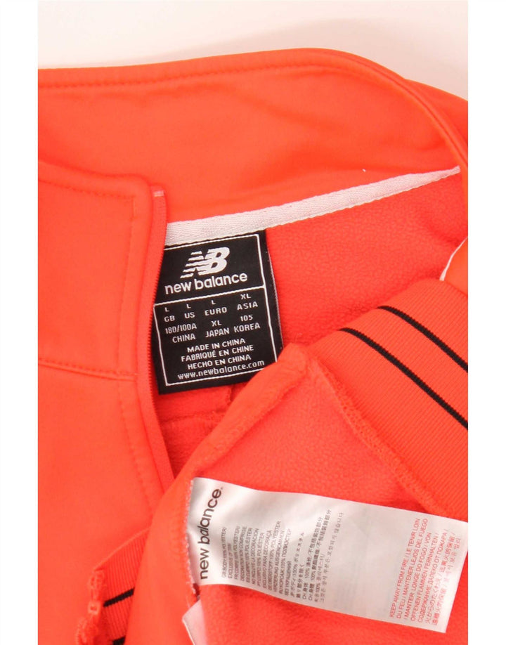 New Balance Masculino Liverpool Graphic Tracksuit Top Jaqueta Grande Laranja