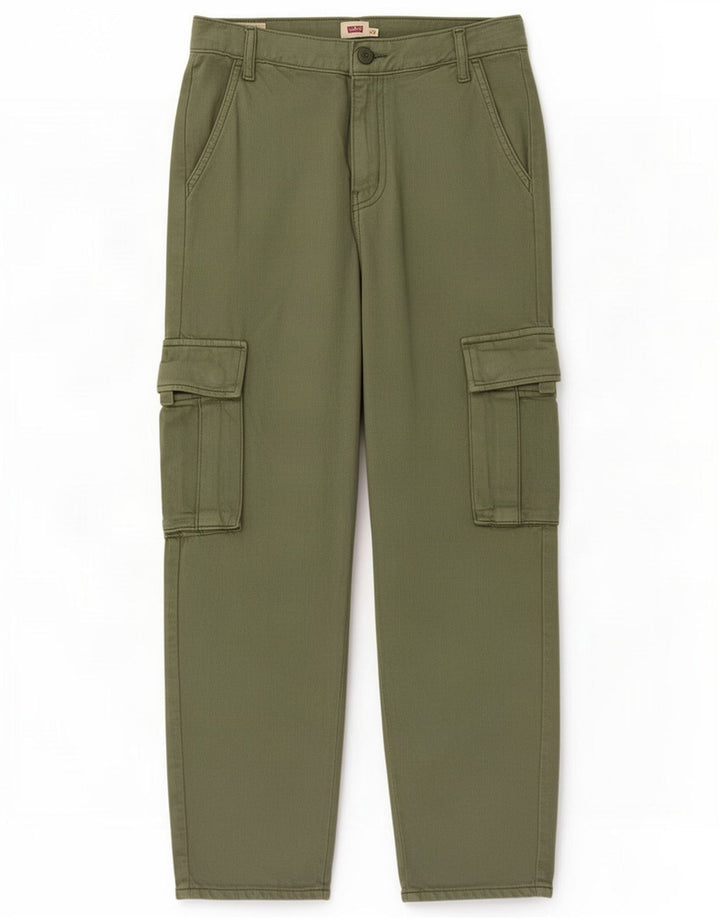 Levi's Womens Tapered Cargo Trousers W24 L27 Green