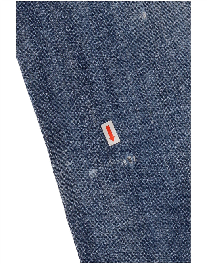 Carrera Masculino 710 Regular Straight Jeans W34 L28 Azul Algodão