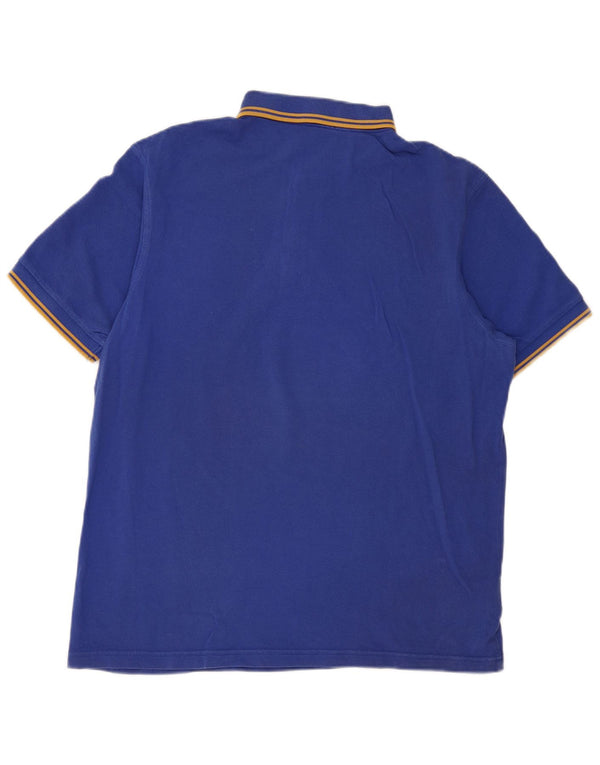 Camisa polo masculina Fred Perry XL algodão azul