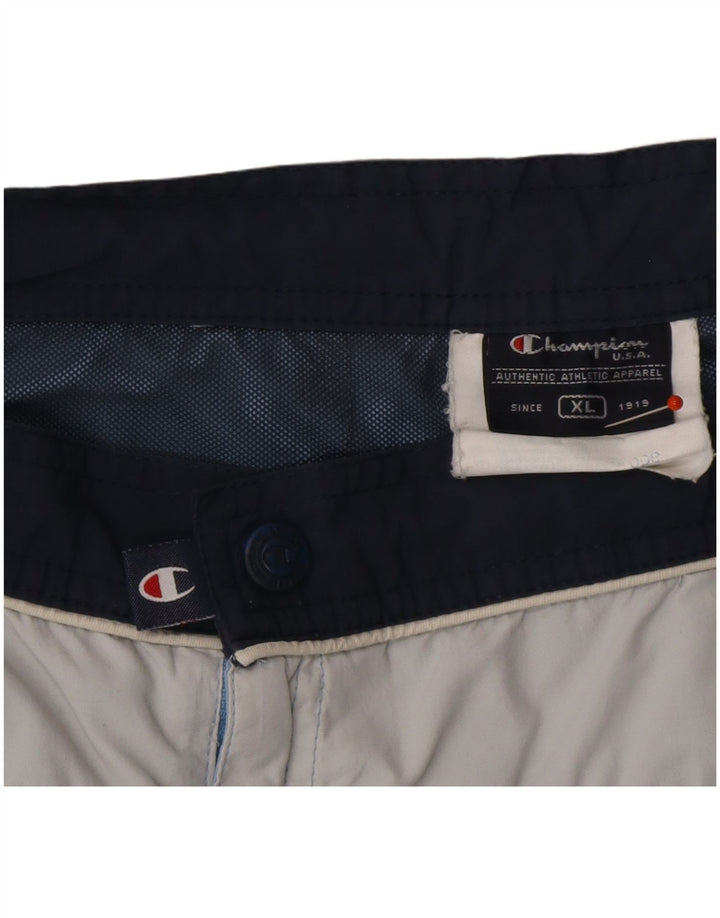 Shorts de natação masculino CHAMPION XL azul colorblock poliéster