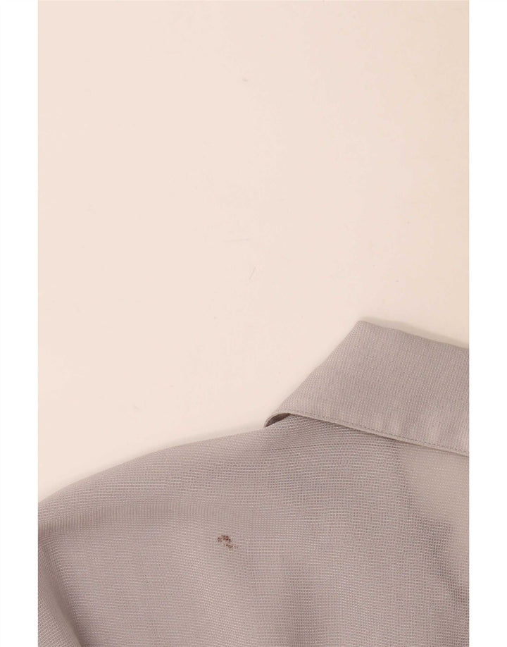 Camisa feminina Sisley UK 14 cinza médio