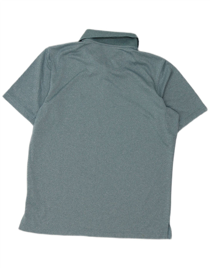 Camisa polo masculina Columbia verde médio poliéster