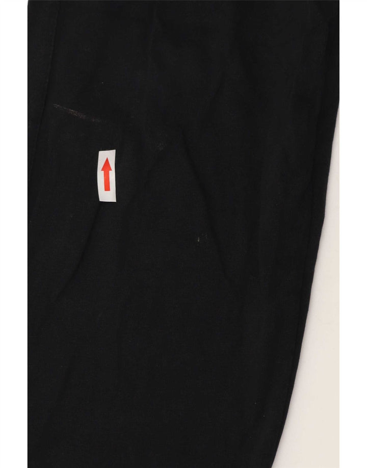 Nike masculino slim joggers calças casuais pequenas de algodão preto