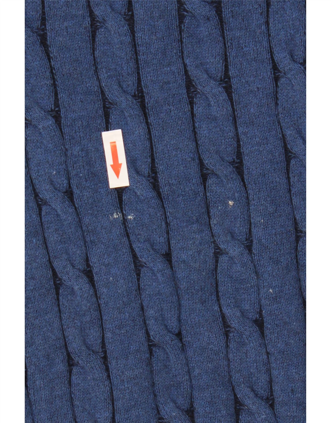 Suéter masculino Marks & Spencer Blue Harbor Cardigan grande algodão azul