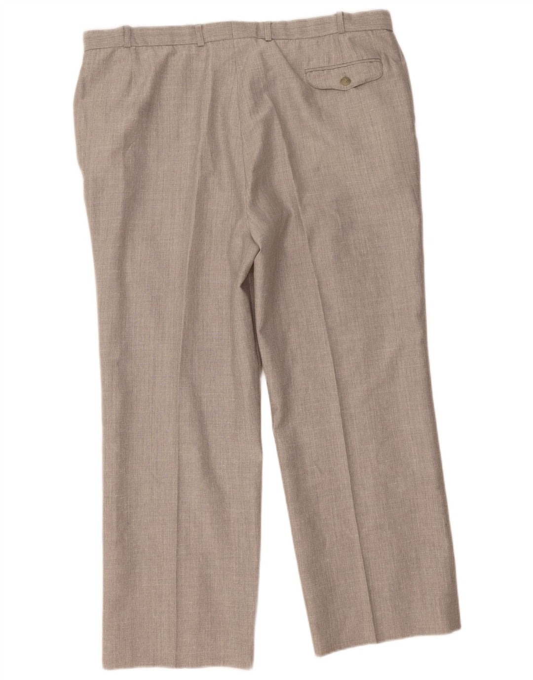 Calça de terno reto masculino ST MICHAEL W42 L29 poliéster cinza