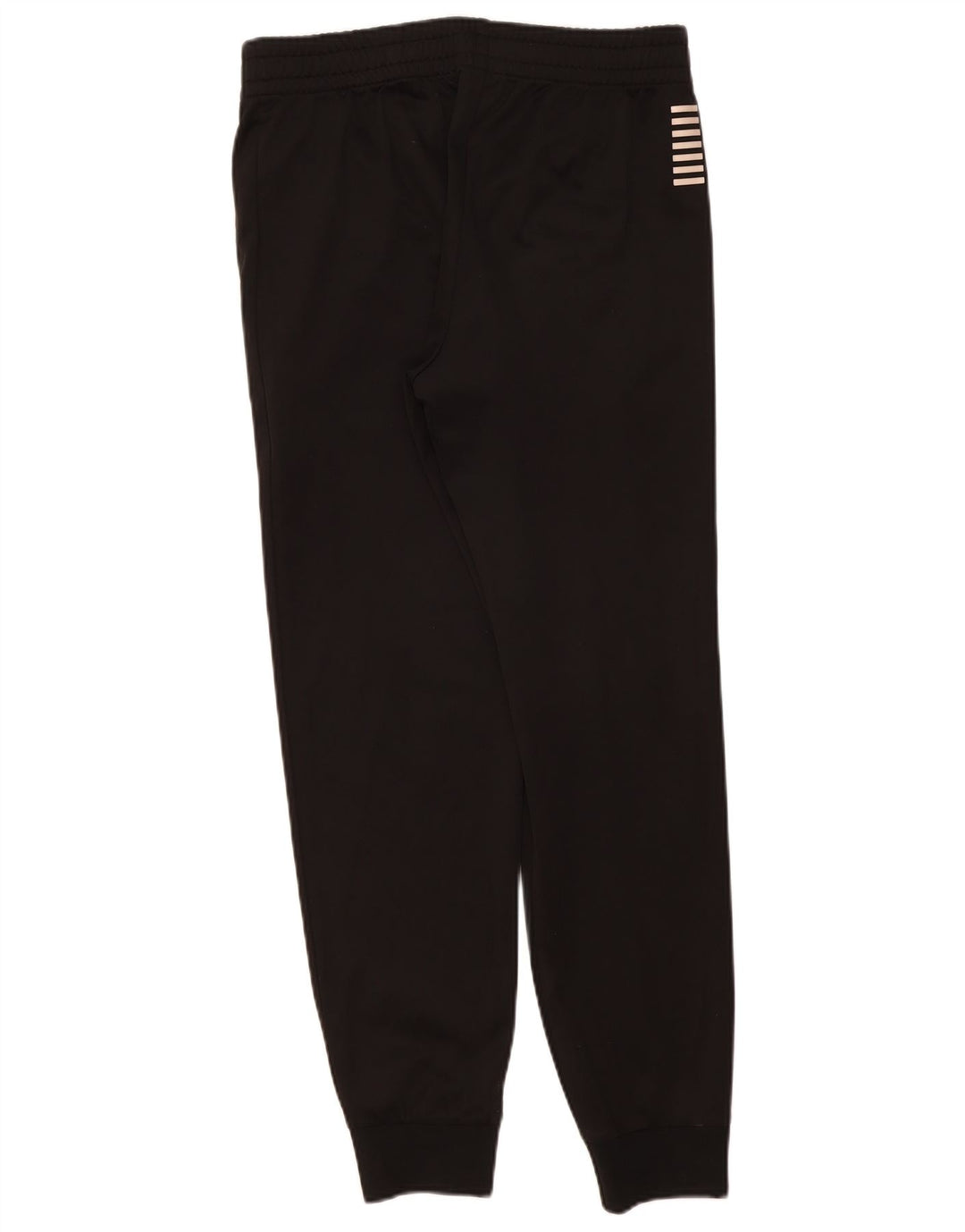 Calça esportiva masculina Emporio Armani, calça jogger grande poliéster preto