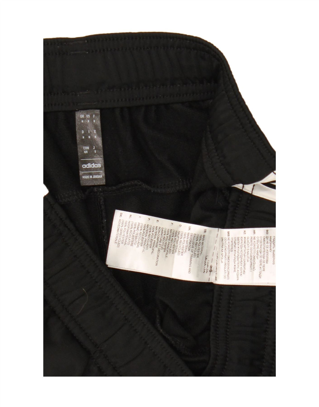 Adidas Mens Treino Calças Joggers Médio Poliéster Preto