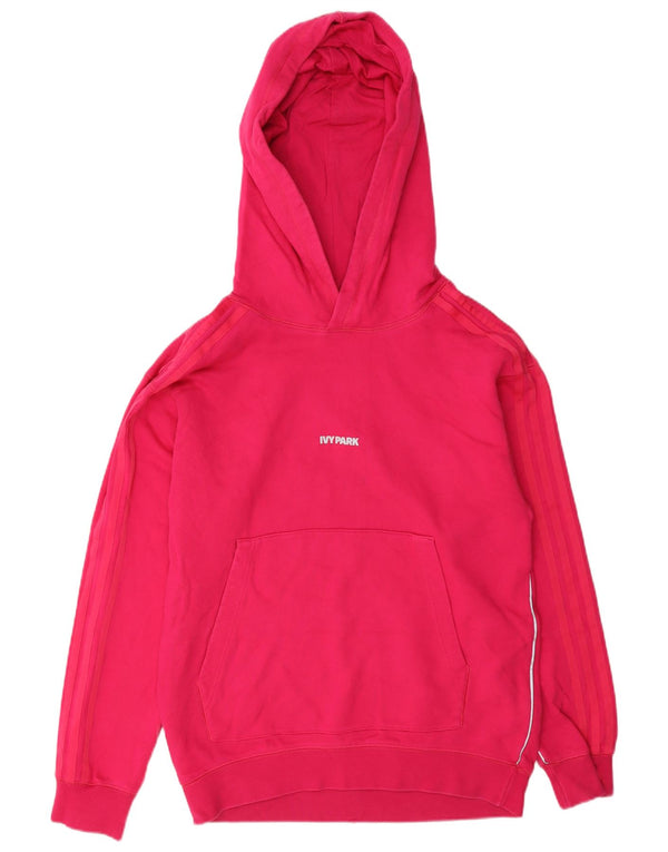 Adidas Mens Loose Fit Hoodie Jumper 2XS Rosa Algodão