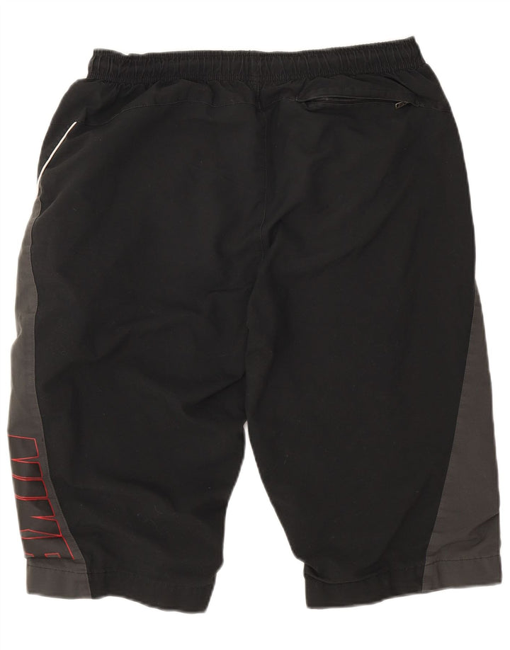 Shorts esportivos gráficos masculinos Nike médio preto colorblock poliéster