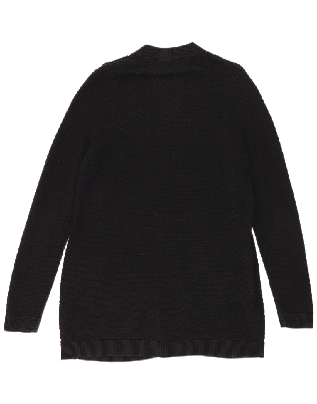 Suéter cardigã feminino Cos Longline UK 10 pequeno preto