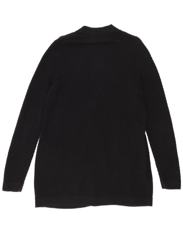 Suéter cardigã feminino Cos Longline UK 10 pequeno preto