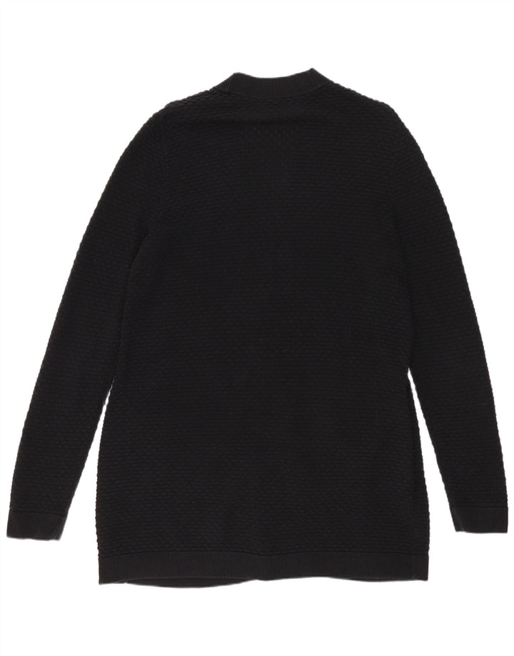 Suéter cardigã feminino Cos Longline UK 10 pequeno preto