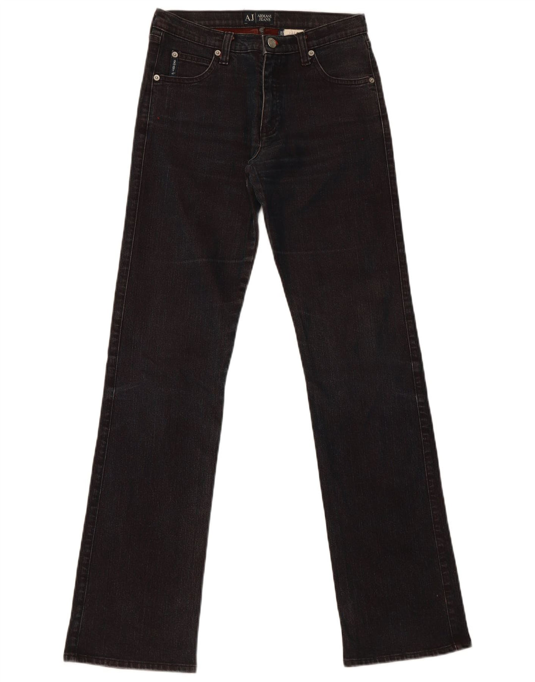 Calça Jeans Slim Feminina Armani W27 L32 Algodão Preto