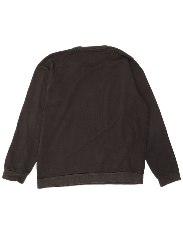Adidas Mens Moletom Jumper XL Algodão Preto