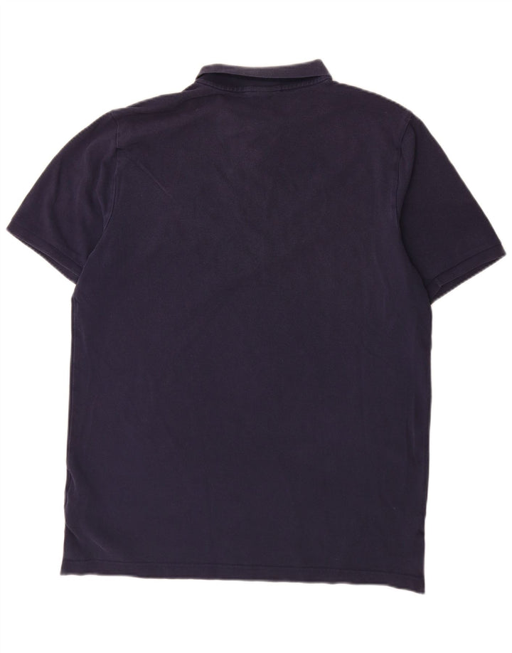 Camisa polo masculina Nike grande algodão azul marinho