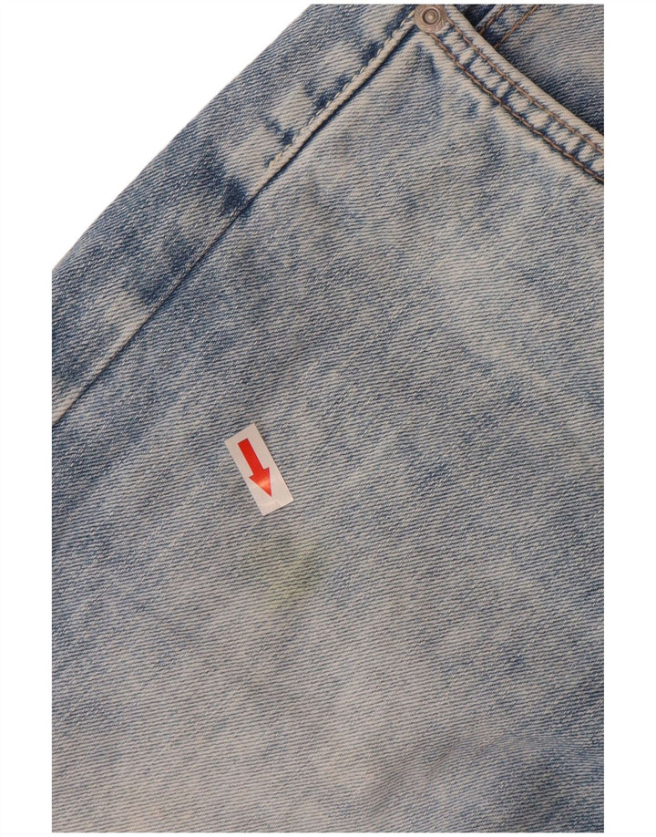 Shorts jeans masculino Lee W32 algodão azul médio