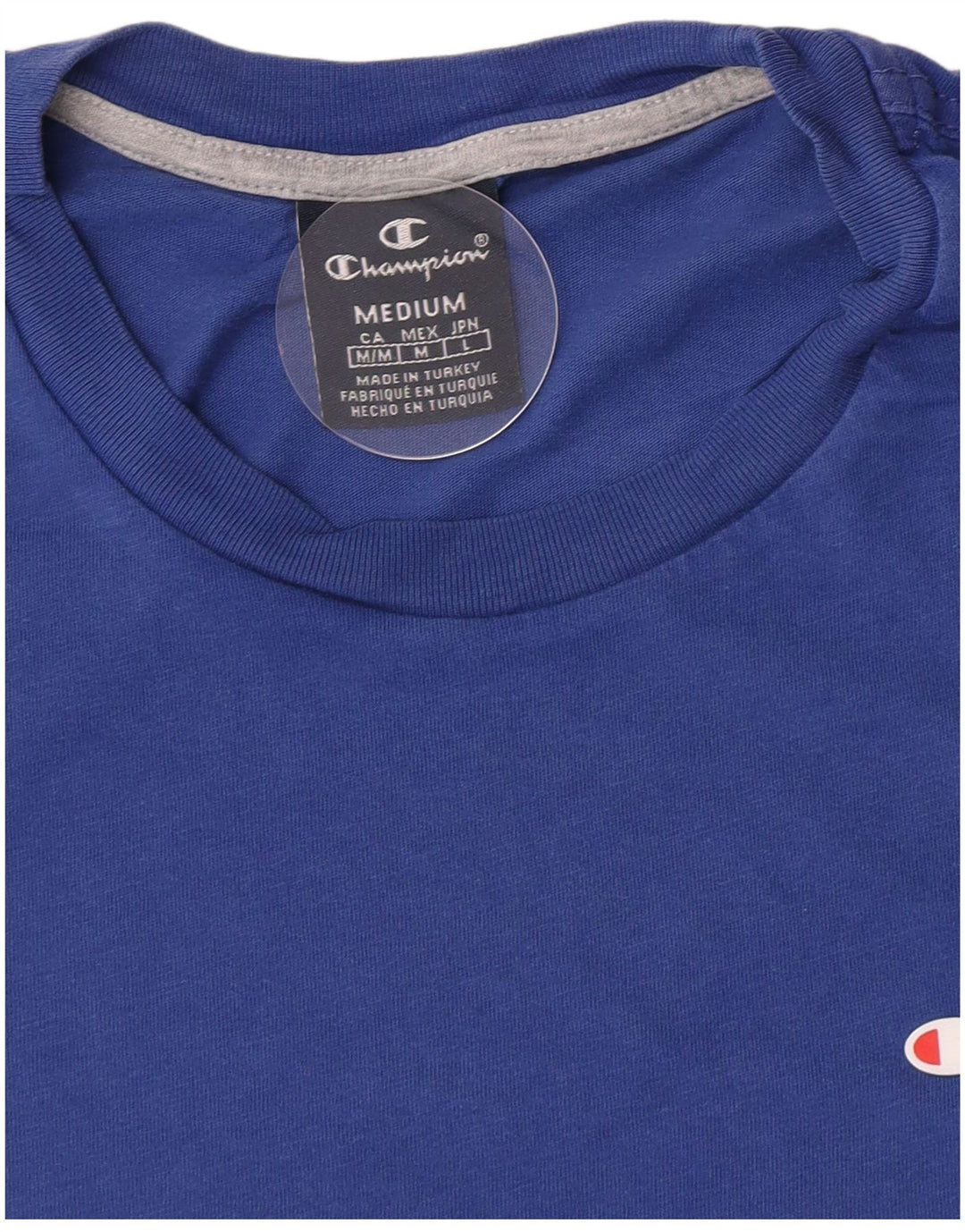 Camiseta masculina Champion azul médio