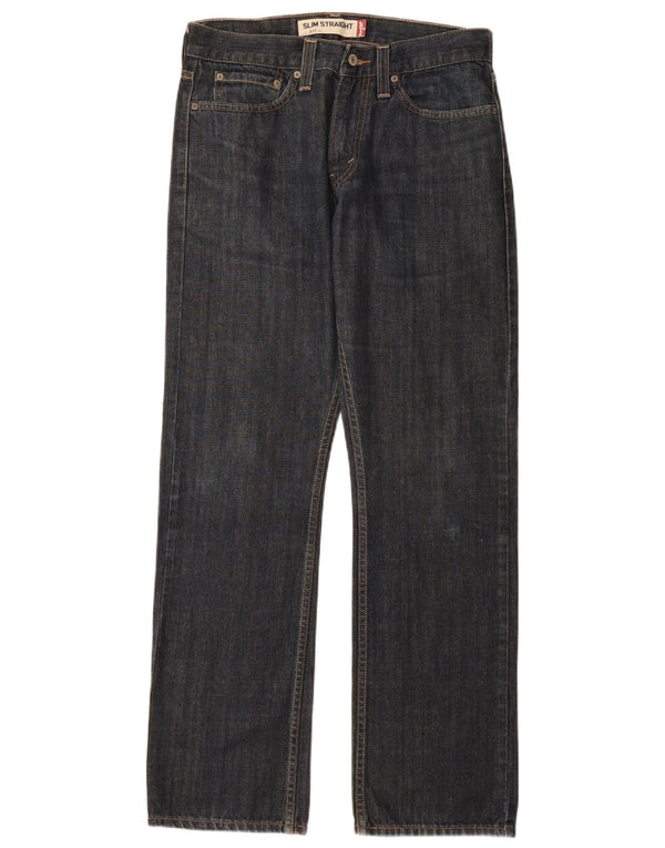 Calça jeans masculina Levi's 514 Slim Straight W31 L32 azul marinho algodão