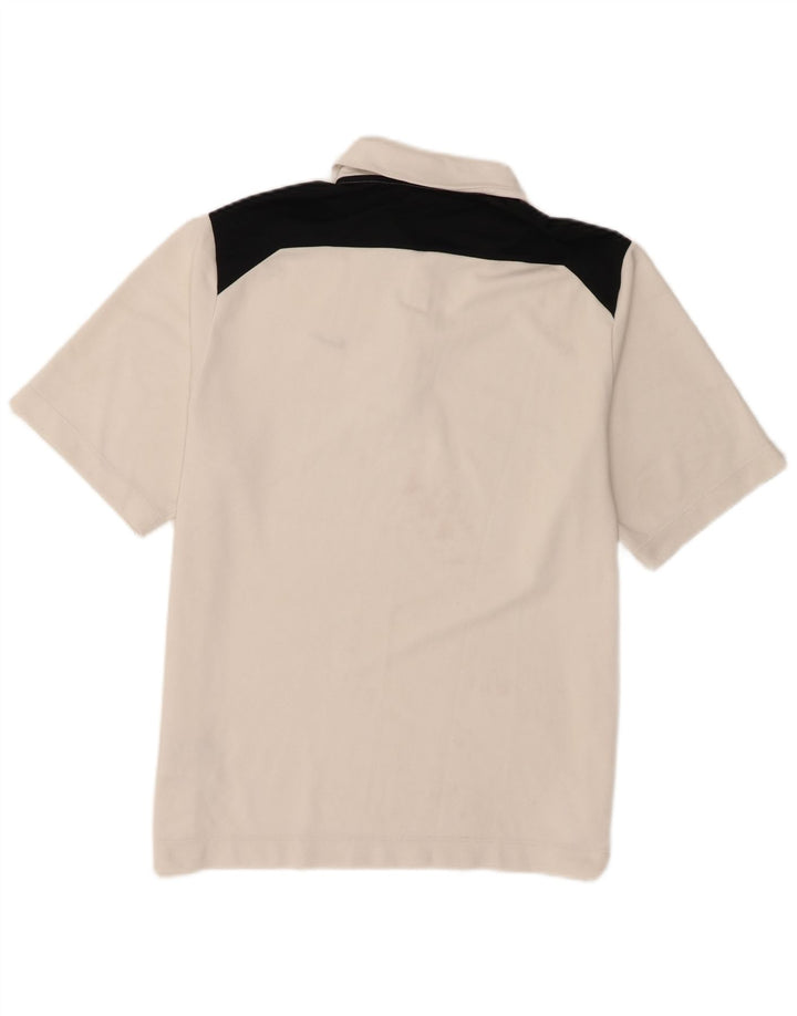 Camisa polo masculina Nike UK 38/41 médio branco colorblock poliéster