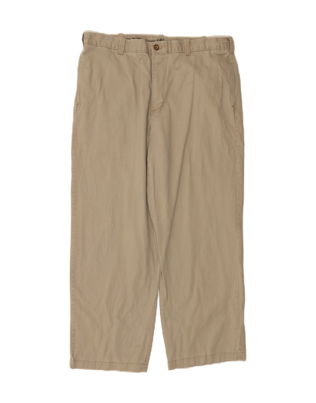 IZOD Mens Straight Chino Trousers W40 L30 Beige Cotton Vintage Izod and Second-Hand Izod from Messina Hembry 