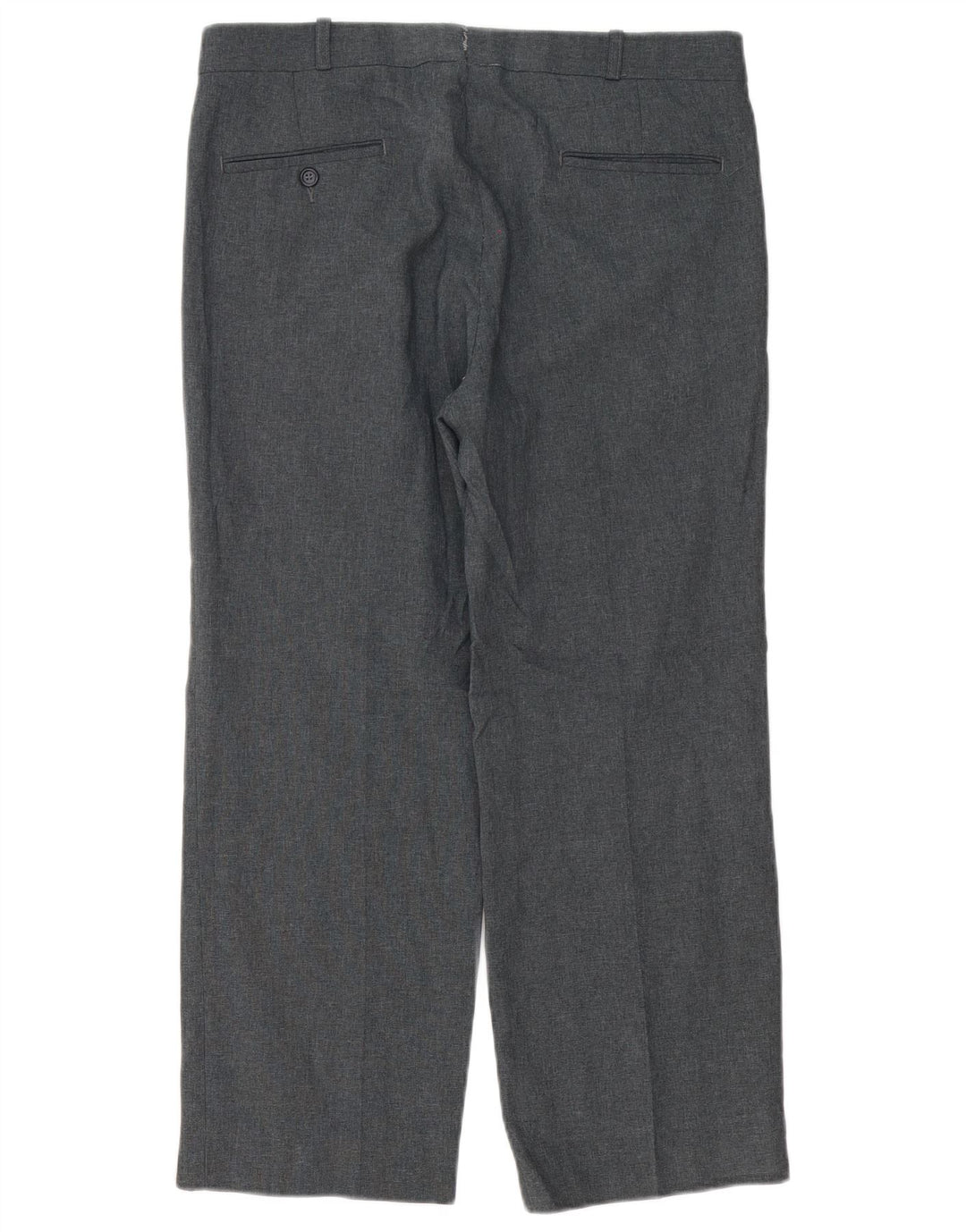 Calça masculina Farah com perna larga W32 L26 poliéster cinza