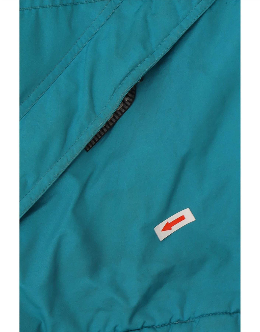 Jaqueta de esqui masculina com capuz Brugi UK 40 grande bloco colorido azul