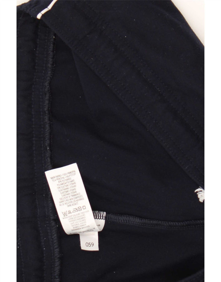 Calça de treino feminina Marks & Spencer UK 14 grande azul marinho poliamida
