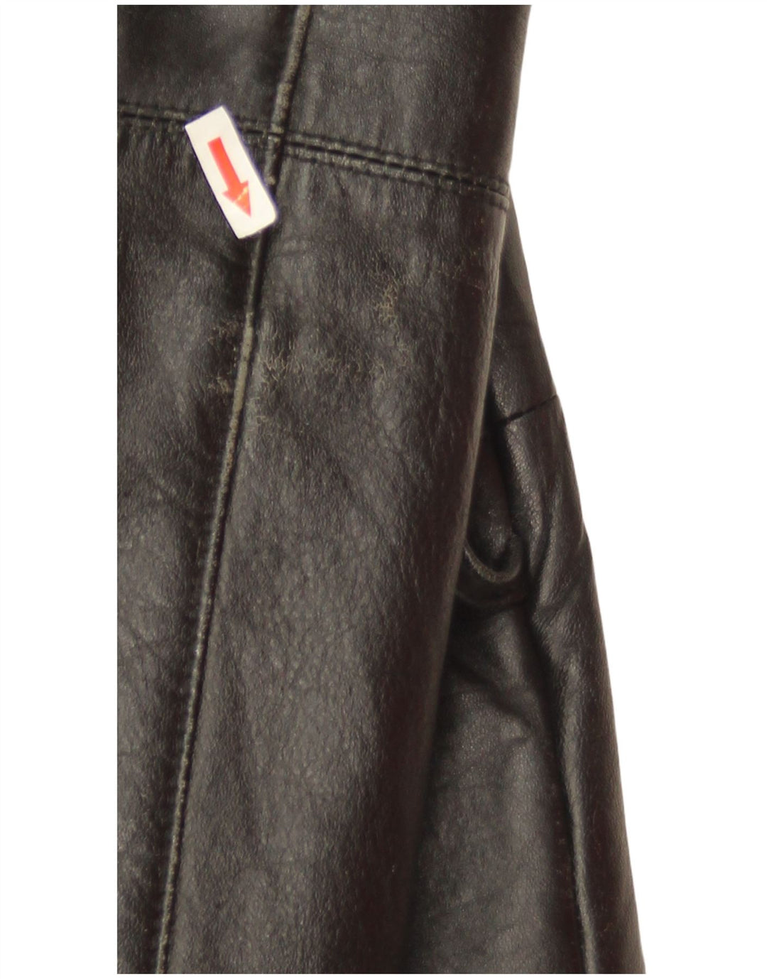 Jaqueta de couro masculina vintage IT 52 XL couro preto