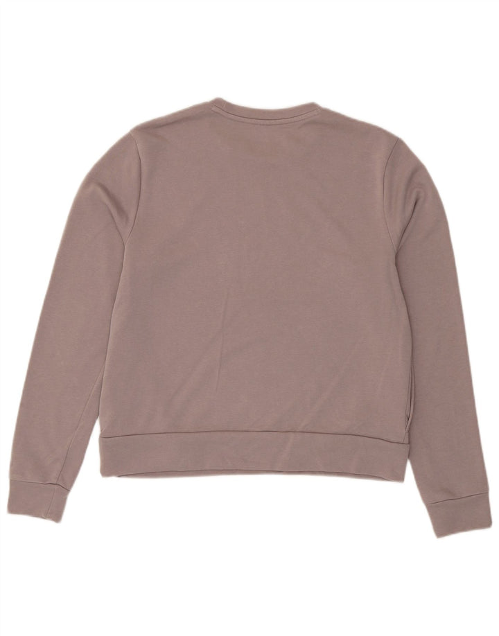 Under Armour feminino gráfico oversized moletom jumper UK 10 pequeno roxo