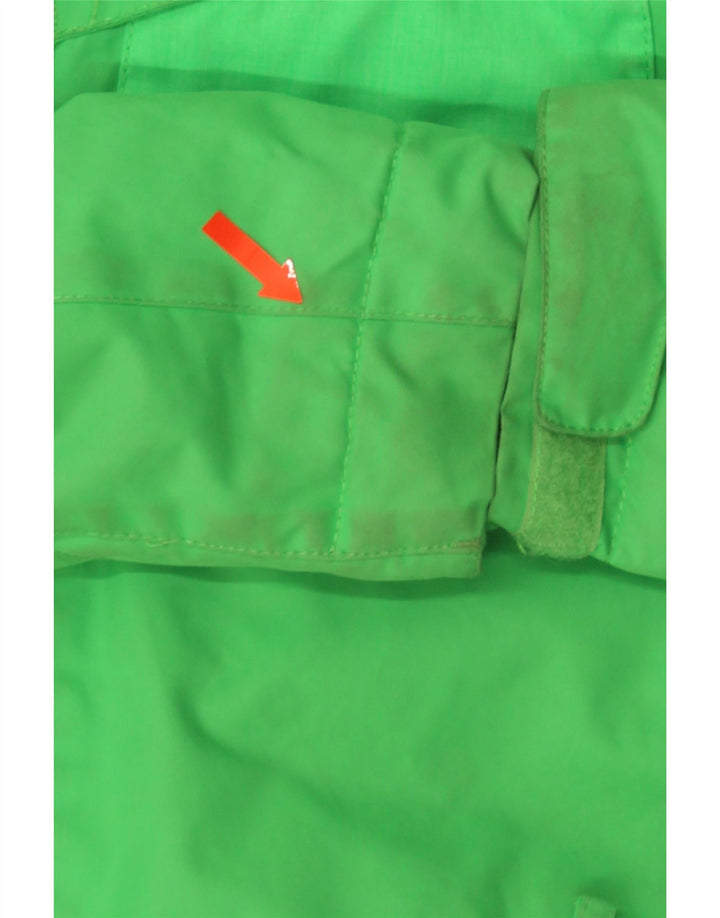 Jaqueta corta-vento Quiksilver Boys 11-12 anos verde médio Colourblock