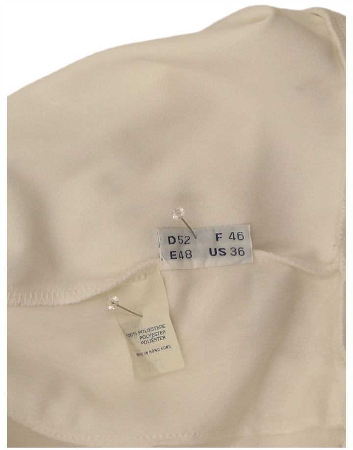 Sergio Tacchini Mens Graphic Sport Shorts EU 48 Médio Poliéster Branco