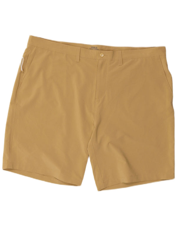 Polo Ralph Lauren Masculino Chino Shorts W42 2XL Poliéster Bege
