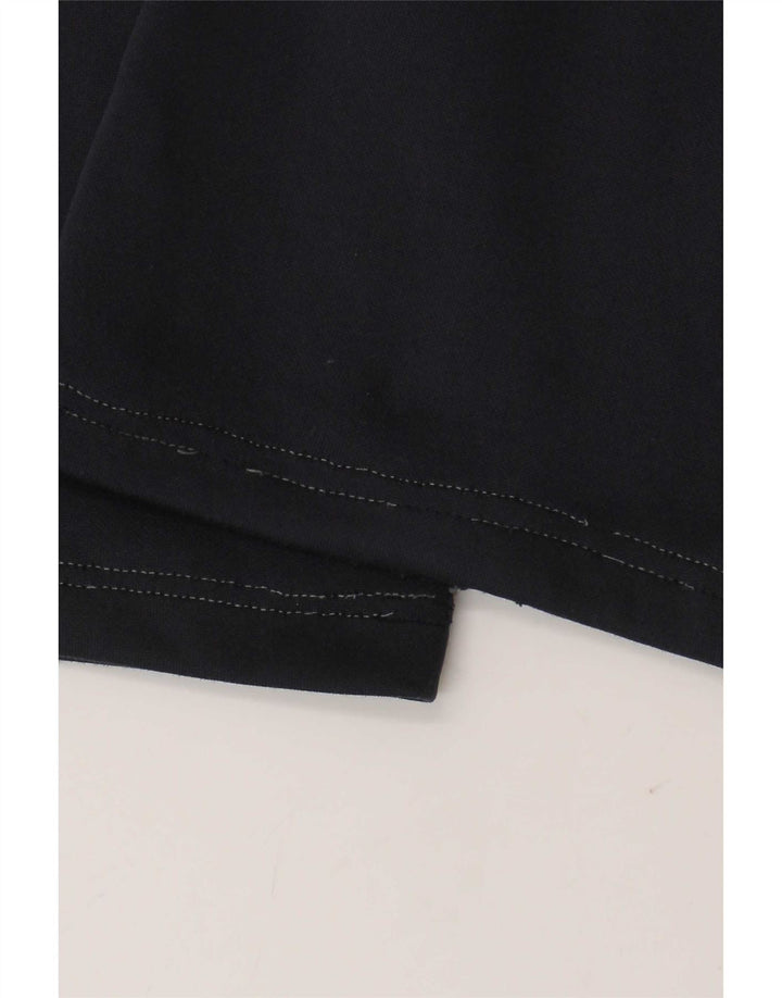 Calça de treino feminina Adidas UK 14 poliéster azul marinho médio