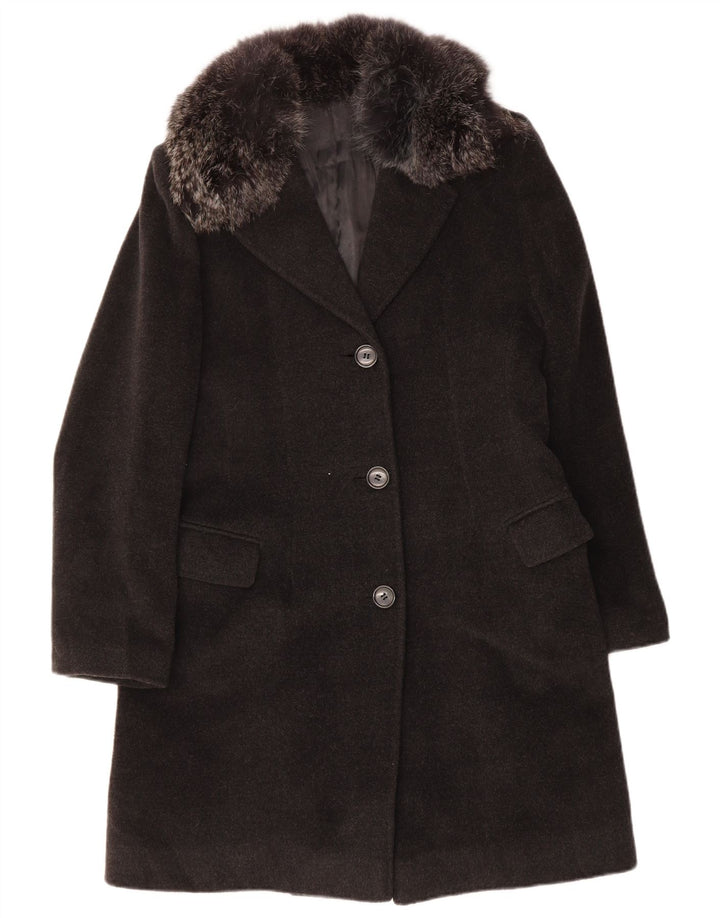 Sobretudo feminino VINTAGE IT 48 XL lã cinza