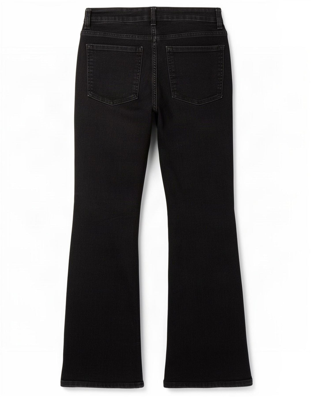 Calça jeans feminina Marks & Spencer Eva Bootcut Reino Unido 10 pequena W27 L27 preta