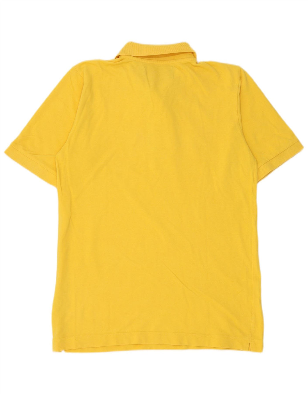 Camisa polo masculina Kappa pequena algodão amarelo
