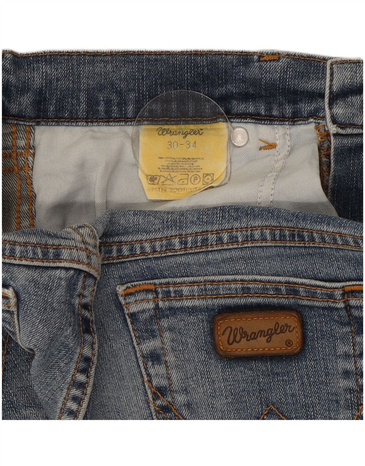 Jeans Wrangler feminino reto W30 L28 azul